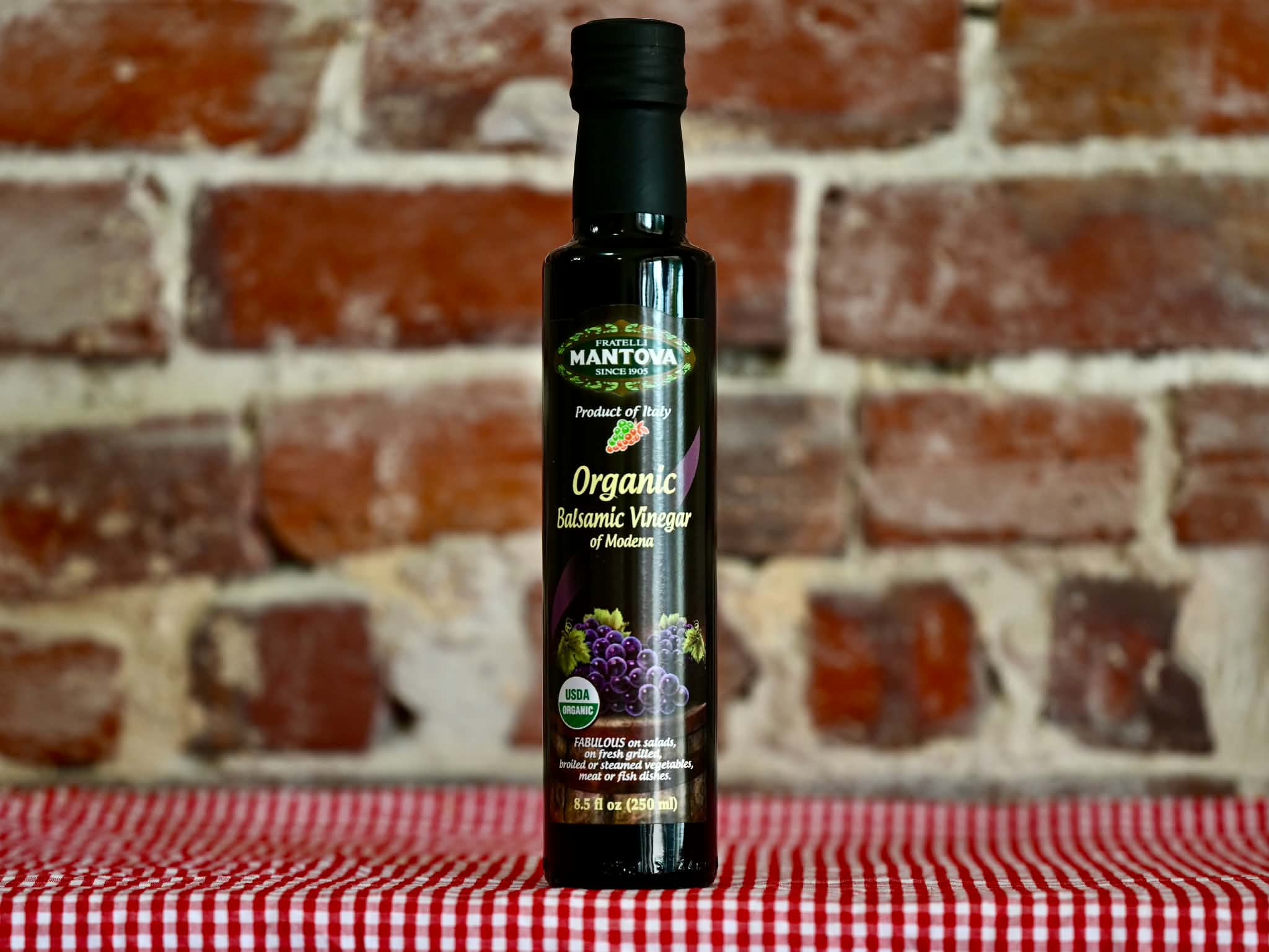 Mantova Organic Balsamic Vinegar of Modena PGI (8.5 fl oz)