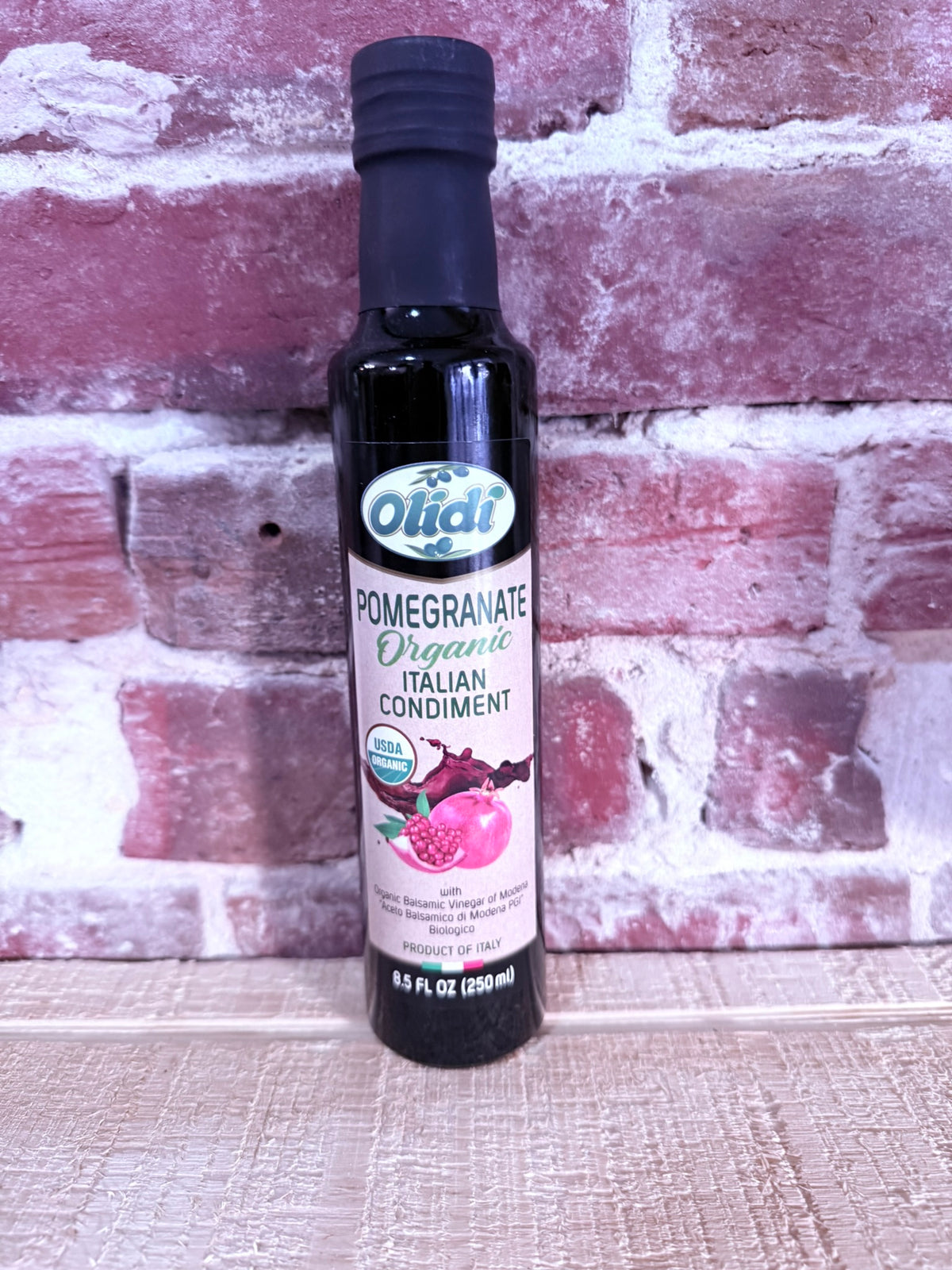 Olidi Organic Pomegranate Balsamic Condiment PGI (8.5 fl oz)