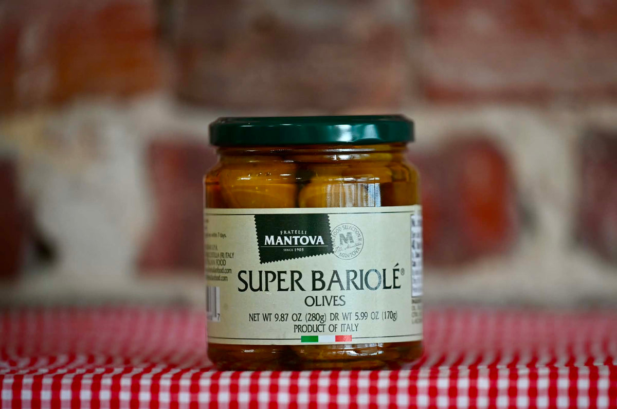Mantova Super Bariole Olives (9.87 oz)