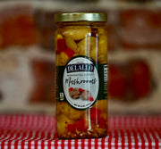 Marinated Mushrooms (Garlic and Sweet Red Peppers)